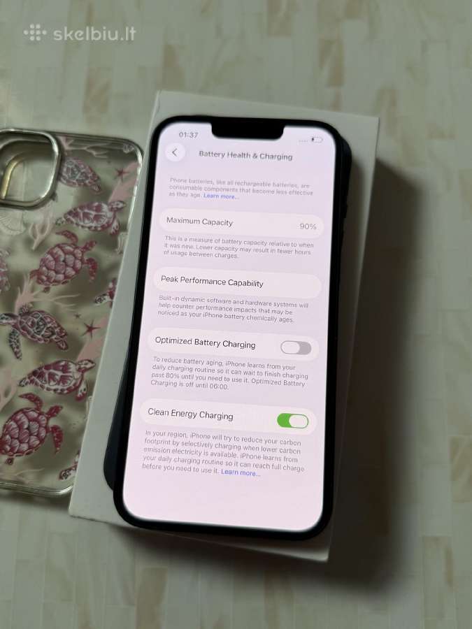 iPhone 13 128gb Black - nuotraukos Nr. 6