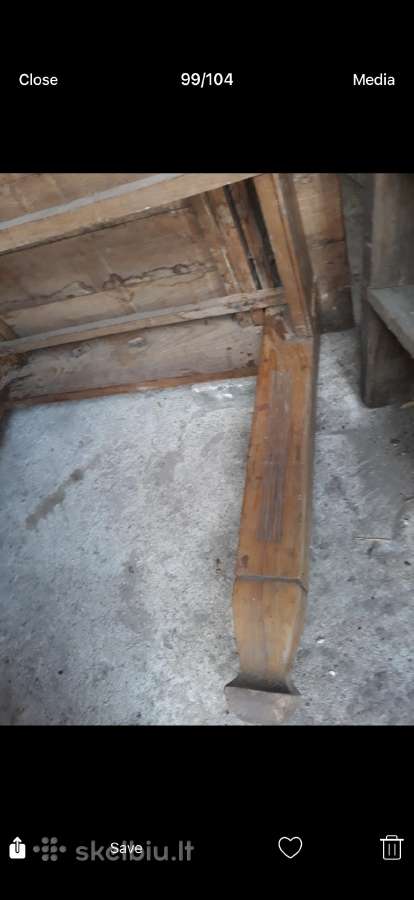 Autentiškas ąžuolinis stalas - nuotraukos Nr. 3