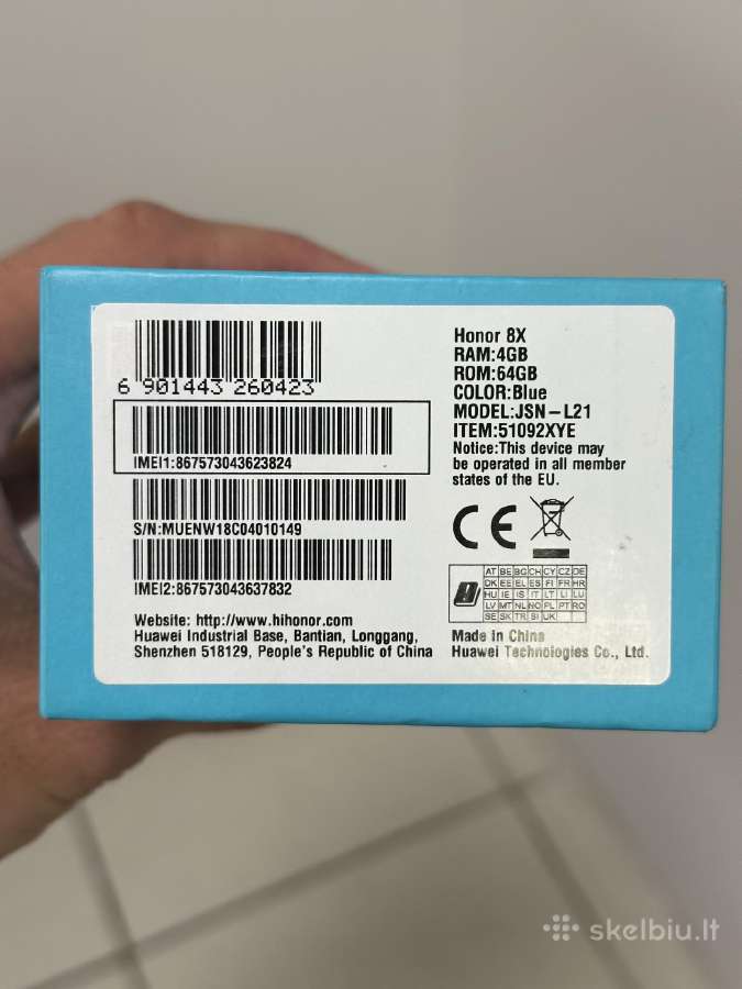 Honor 8x 64gb - nuotraukos Nr. 6