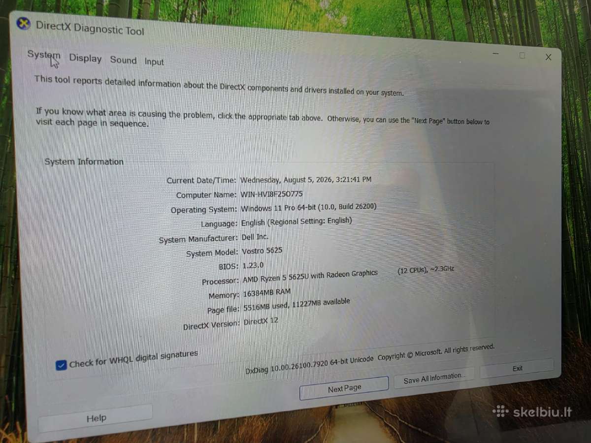 Dell vostro 5625 p117f - 512gb-16ram - nuotraukos Nr. 5