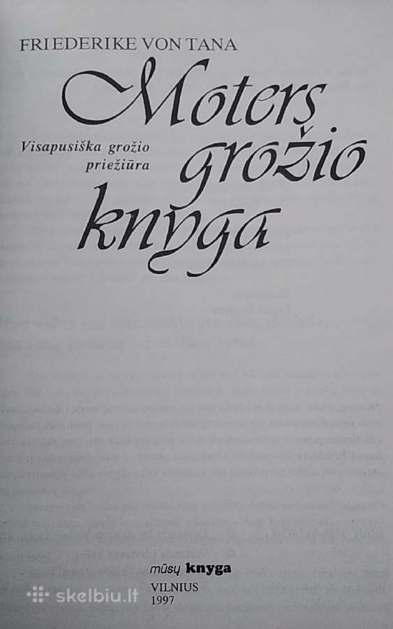 Moters grožio knyga - nuotraukos Nr. 2