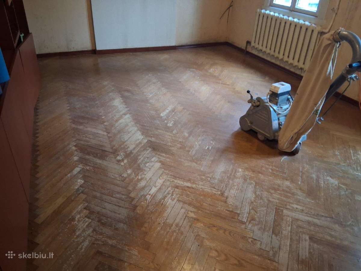 Parketo šlifavimas, laiptų restauravimas - nuotraukos Nr. 3