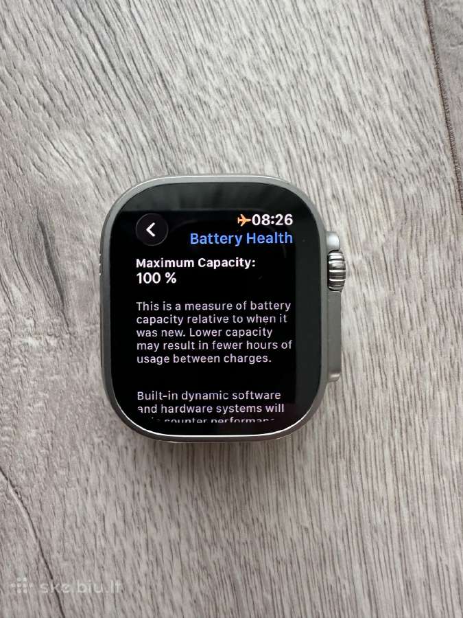 Apple Watch Ultra 2 49mm Titanium Blue Alpine - nuotraukos Nr. 4