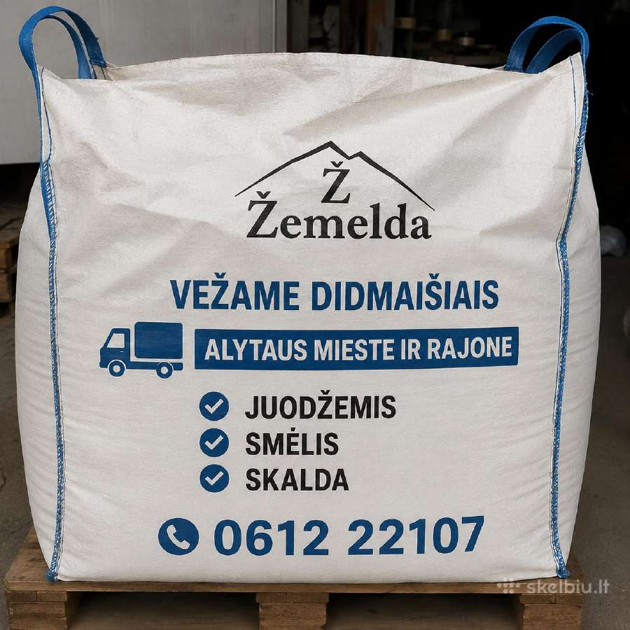Didmaišiais: Juodžemis smėlis skalda - nuotraukos Nr. 2
