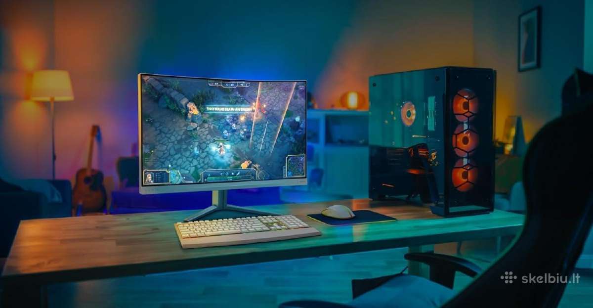 Philips Evnia 27" Qhd 180hz 0.5 M/s lenktas - nuotraukos Nr. 6