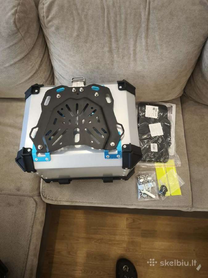 Motociklo centrinė dėžė 45l aliuminė - nuotraukos Nr. 3