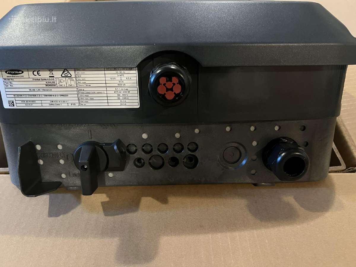 Fronius Symo 4,5-3-s inverteris - nuotraukos Nr. 3