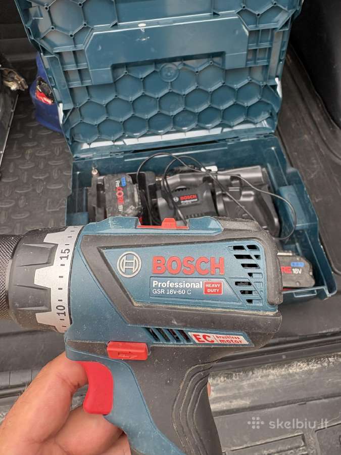 Bosch akumuliatorinis suktukas - nuotraukos Nr. 3