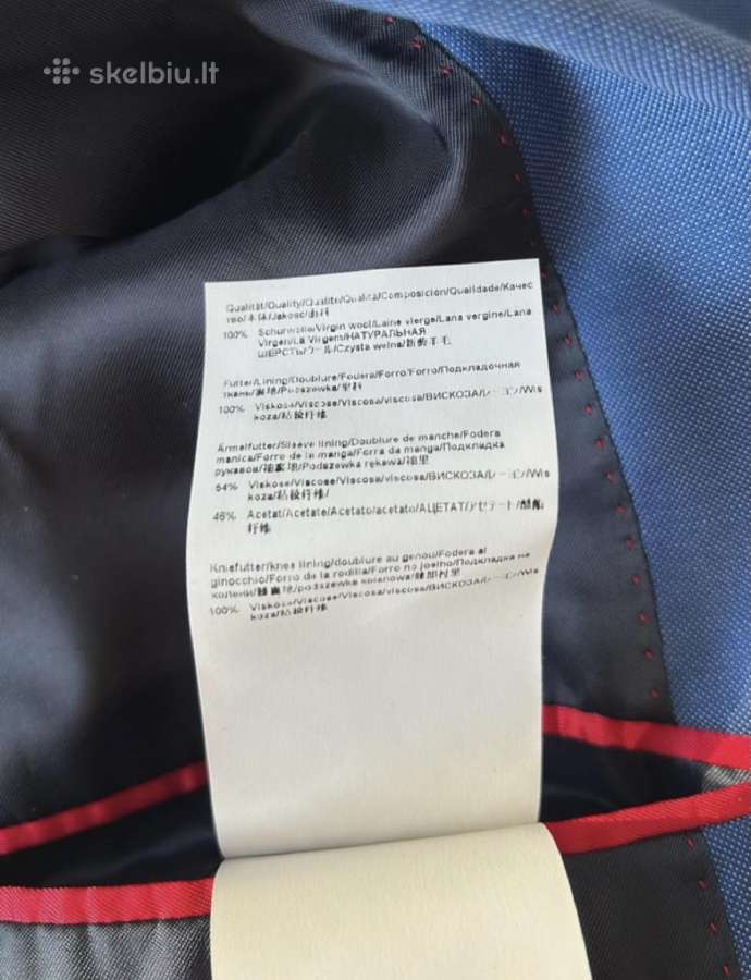 Vyriškas Hugo Boss kostiumas - nuotraukos Nr. 12