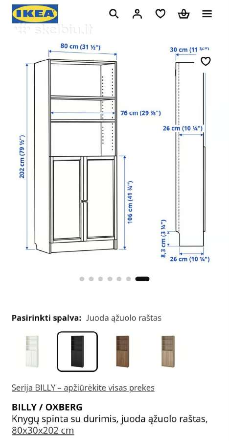 Knygų spinta - nuotraukos Nr. 5