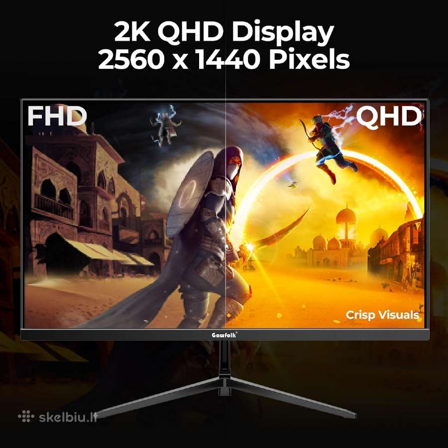 Gawfolk 27" Qhd 260hz Ips 1 m/s Nvidia G-sync - nuotraukos Nr. 4