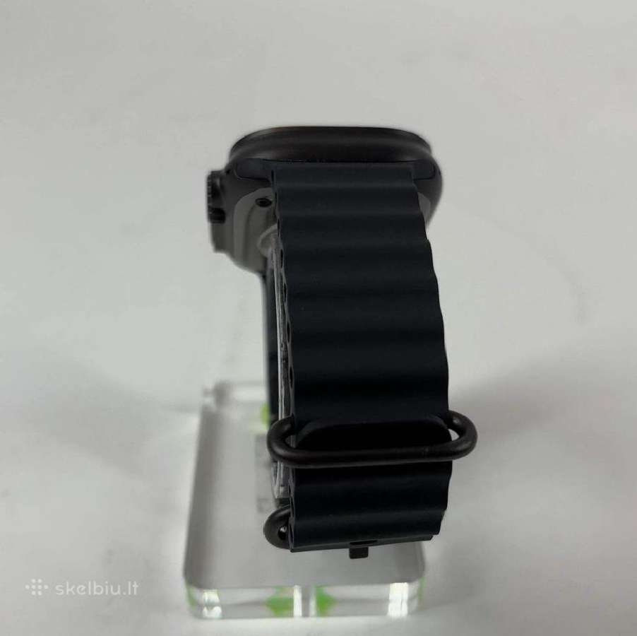 Apple Watch Ultra 3 49mm Black Titanium Black Spor - nuotraukos Nr. 2