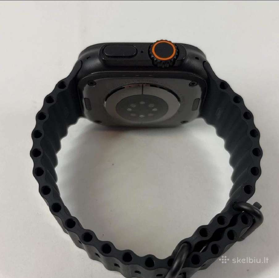 Apple Watch Ultra 3 49mm Black Titanium Black Spor - nuotraukos Nr. 3