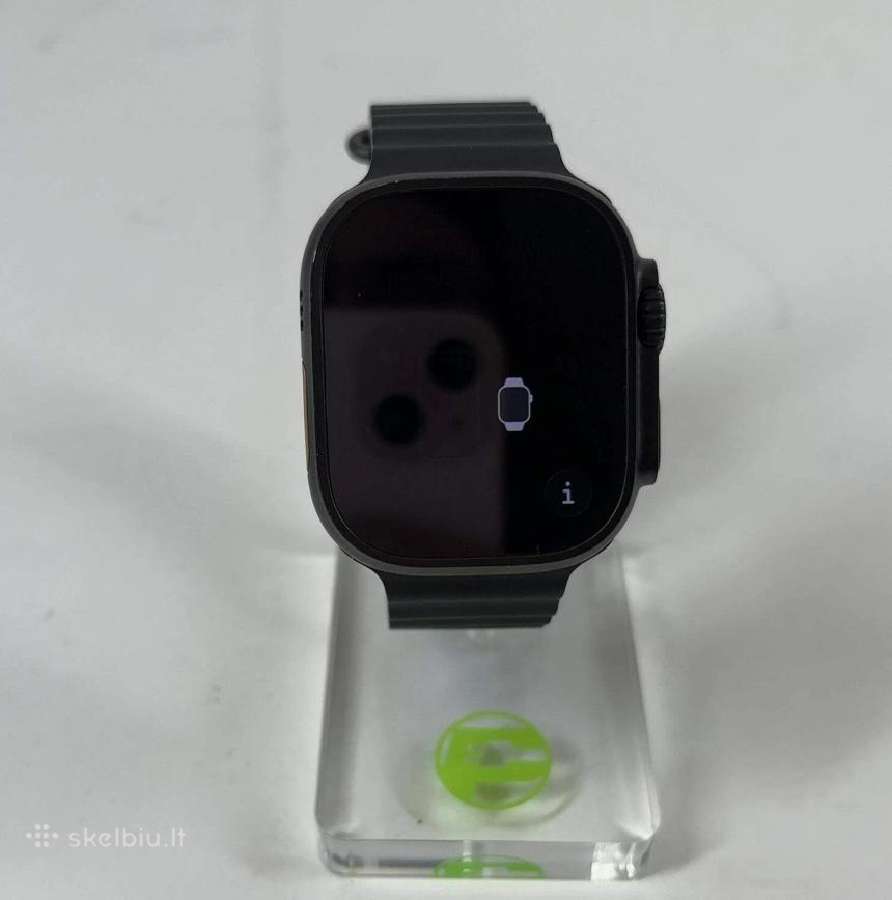 Apple Watch Ultra 3 49mm Black Titanium Black Spor - nuotraukos Nr. 6
