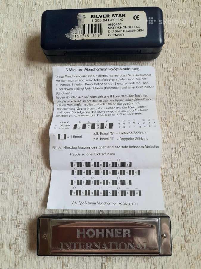 Lūpinės armonikėlės "Hohner" - nuotraukos Nr. 4