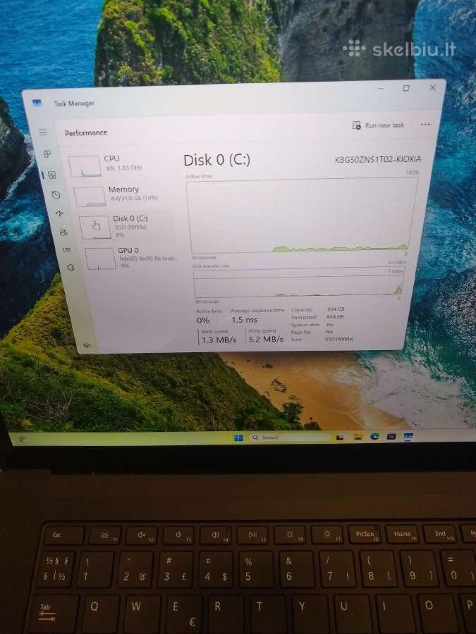 Laptop 5,15"/i7-1265u/32/1tb - nuotraukos Nr. 4