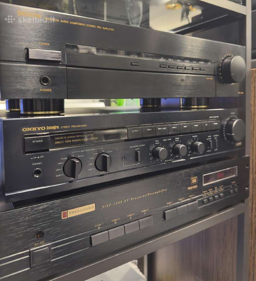 Parasound p/sp-1500 / preamp / pradiniai - nuotraukos Nr. 3