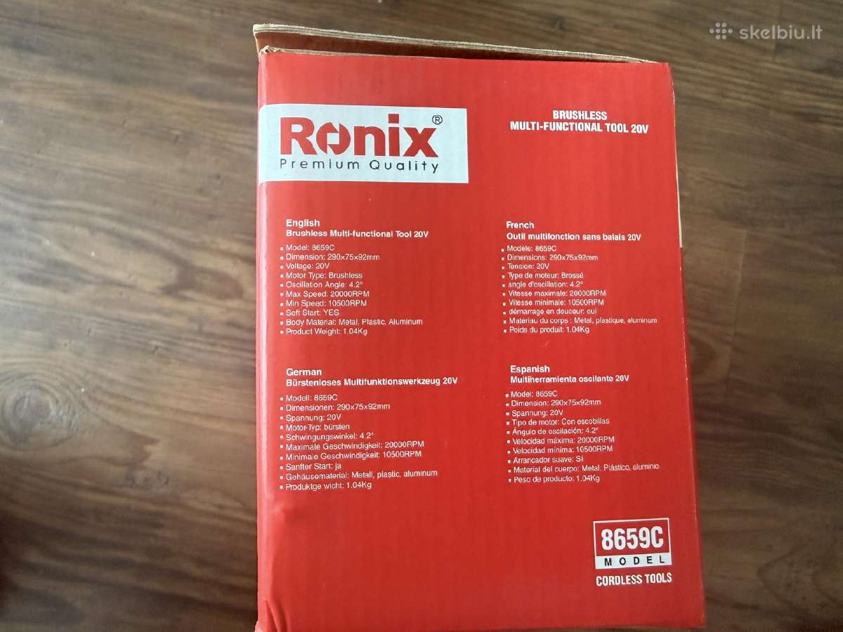 Daugiafunkcis įrankis Ronix - nuotraukos Nr. 5