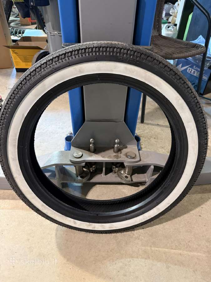 Shinko E270 White Wall 100/90-19 + kamera - nuotraukos Nr. 3