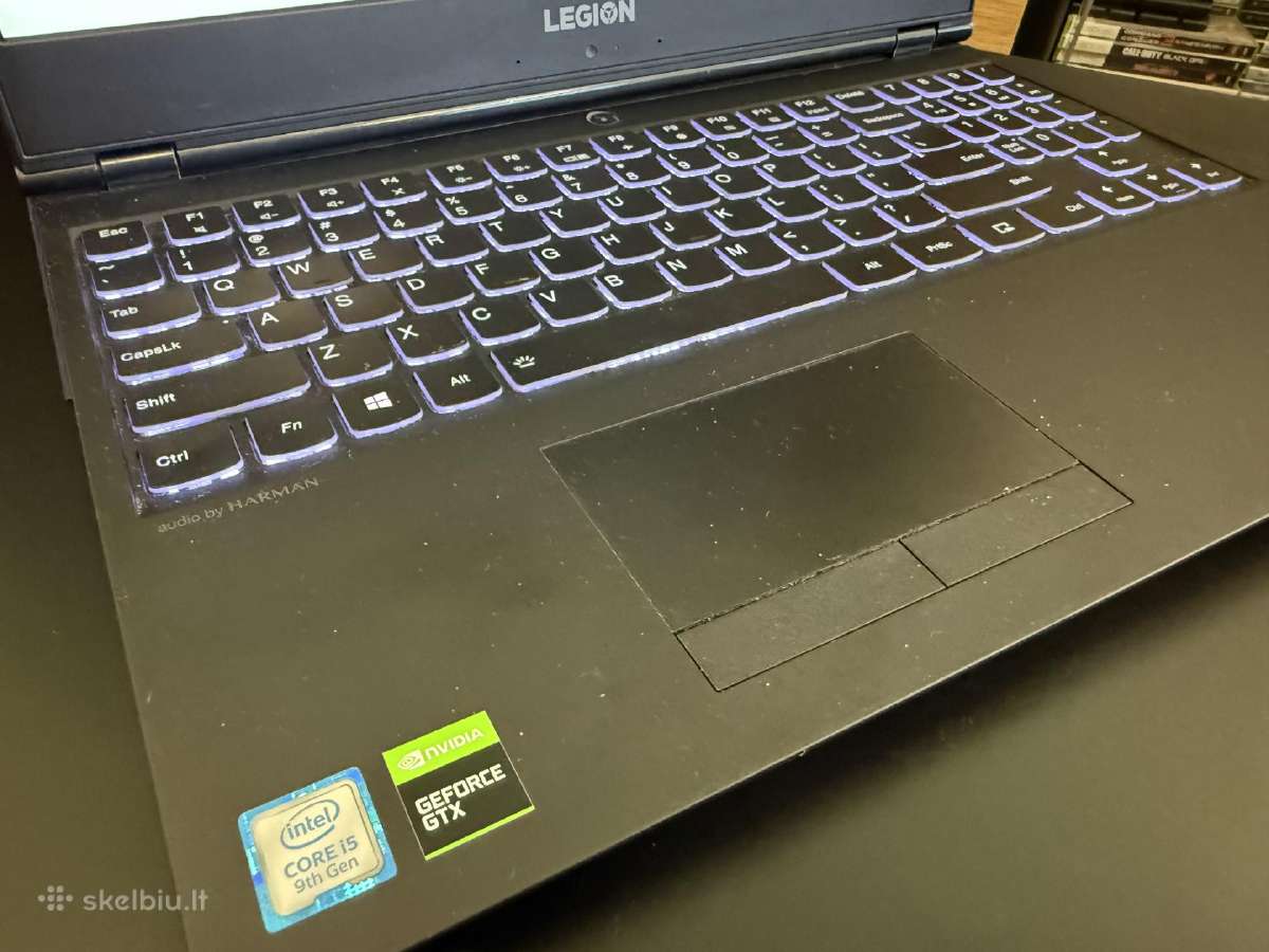 Lenovo Legion Y540 i5/16gb/512gb/gtx1660ti 6gb - nuotraukos Nr. 3