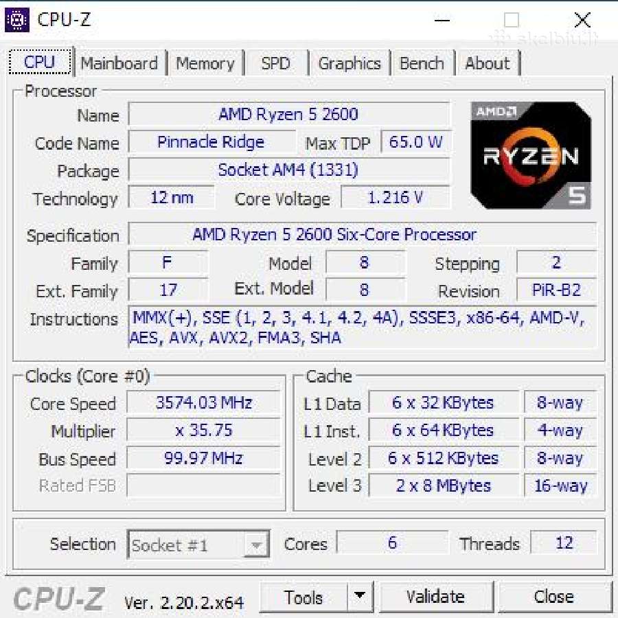 Ryzen 5 Kompiuteris su Geforce Gtx 1050 Ti - nuotraukos Nr. 5