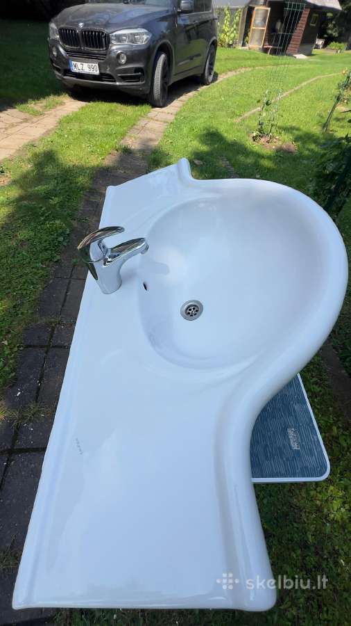 Laufen 100 cm praustuvas su Hansa maišytuvu - nuotraukos Nr. 3