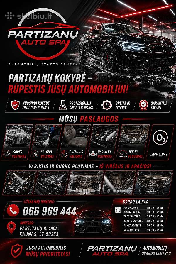 Varikių plovimas Automobilių plovimas ir valymas - nuotraukos Nr. 8