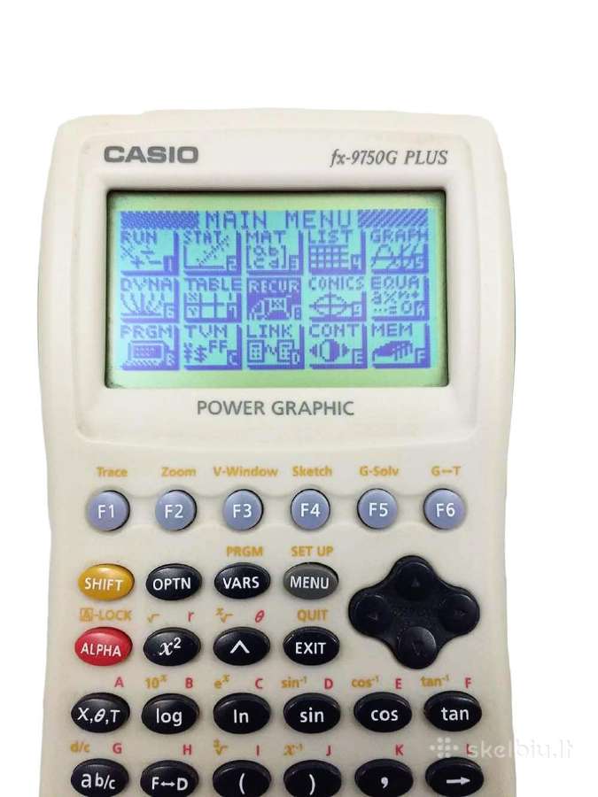 Mokslinis skaičiuotuvas Casio Fx-9750g Plus - nuotraukos Nr. 2