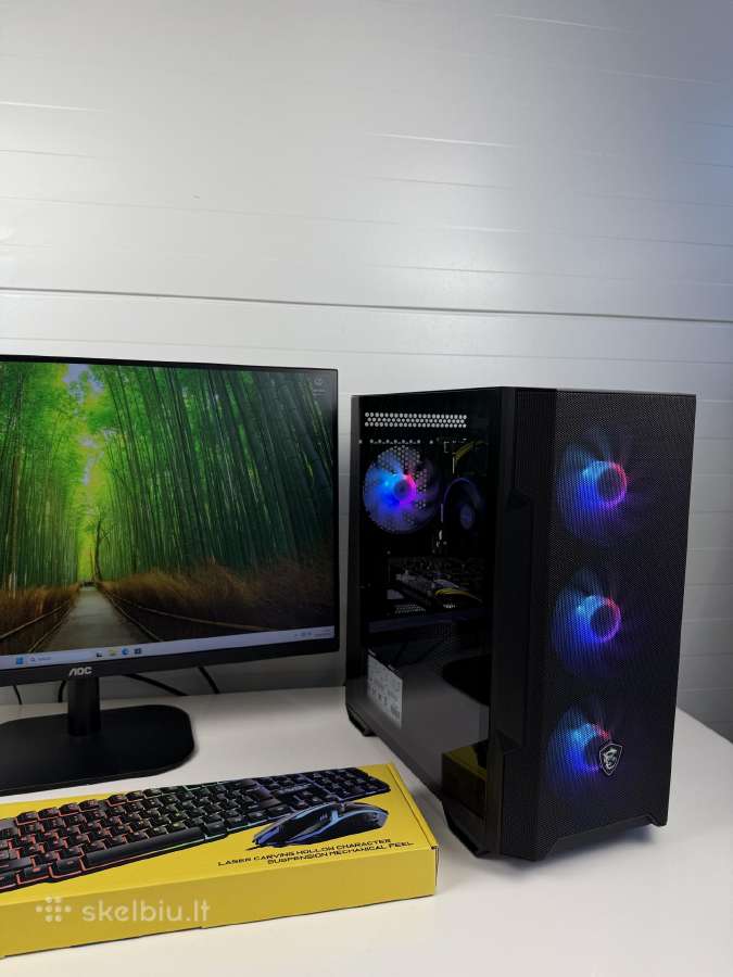 Pilnas Pc Komplektas Gtx 1660 Ryzen 5 + Aoc 27col - nuotraukos Nr. 2
