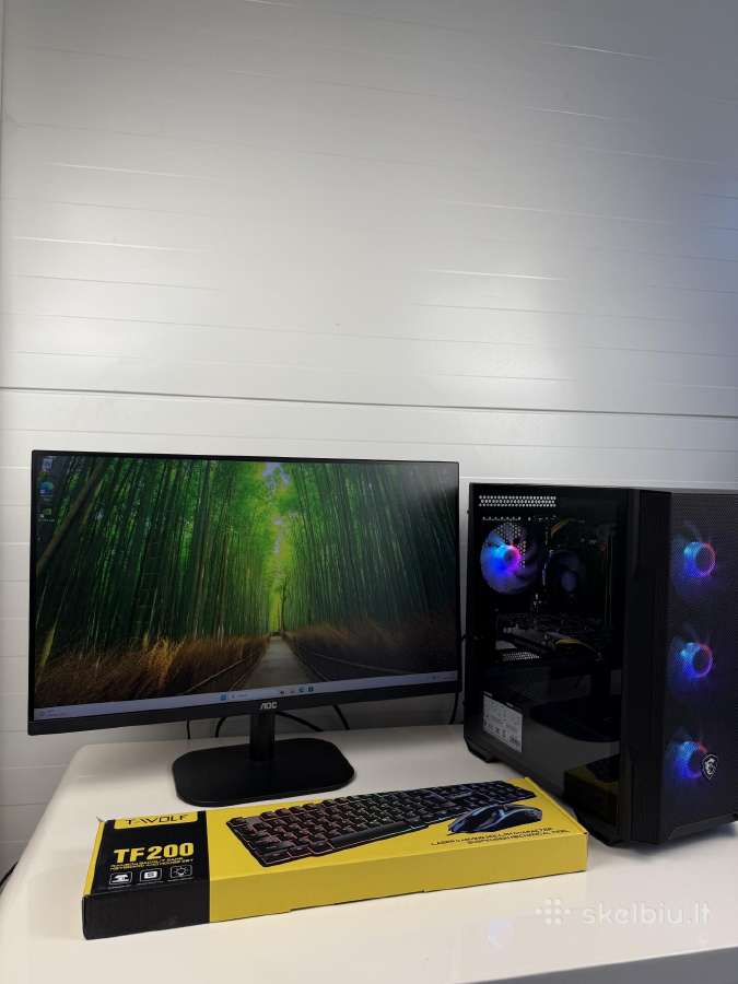 Pilnas Pc Komplektas Gtx 1660 Ryzen 5 + Aoc 27col - nuotraukos Nr. 3