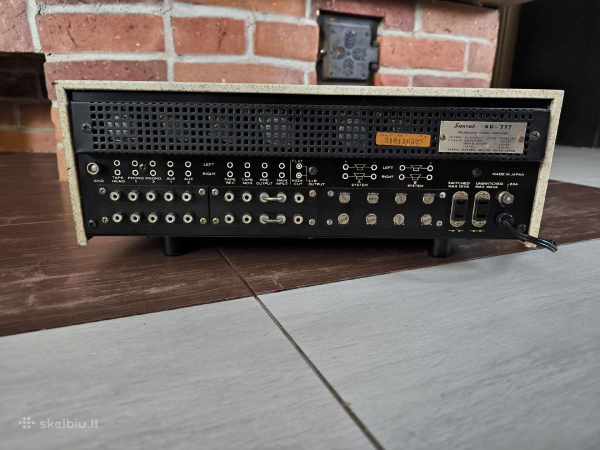 Sansui Au-777 stiprintuvas - nuotraukos Nr. 8