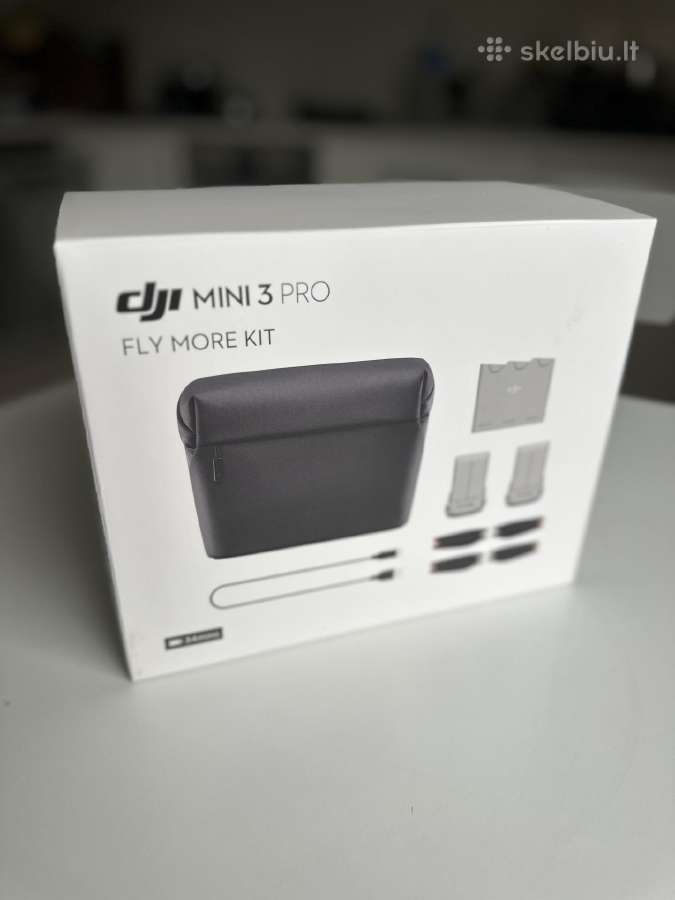 Dji Mini 3 Pro Fly More Kit Naujas Dronas, 3 bat. - nuotraukos Nr. 9