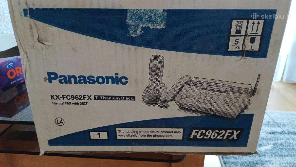 Faksas+belaidis telefonas - nuotraukos Nr. 2
