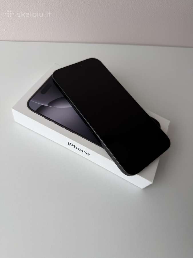 iPhone 16 Pro Max 256 GB Black Titanium - nuotraukos Nr. 3