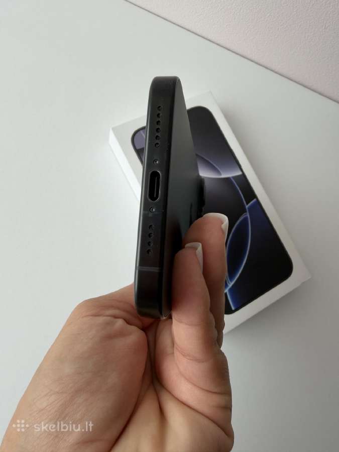 iPhone 16 Pro Max 256 GB Black Titanium - nuotraukos Nr. 9