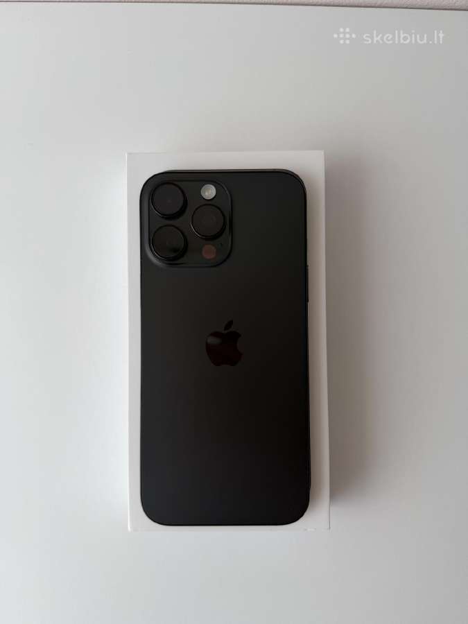 iPhone 16 Pro Max 256 GB Black Titanium - nuotraukos Nr. 13