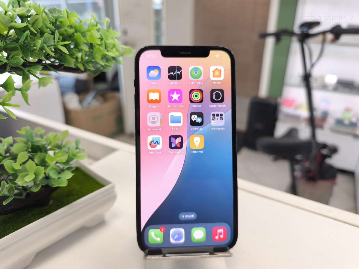 Puikus iPhone 12 128gb su Garantija - nuotraukos Nr. 2