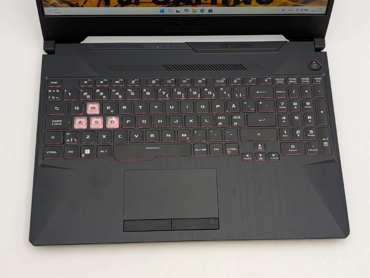 Asus Tuf Gaming A15 R5/16/512/rtx3050 144hz - nuotraukos Nr. 3