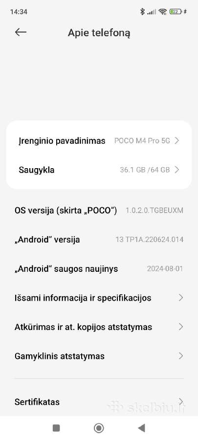 Poco M4 pro 5G - nuotraukos Nr. 9
