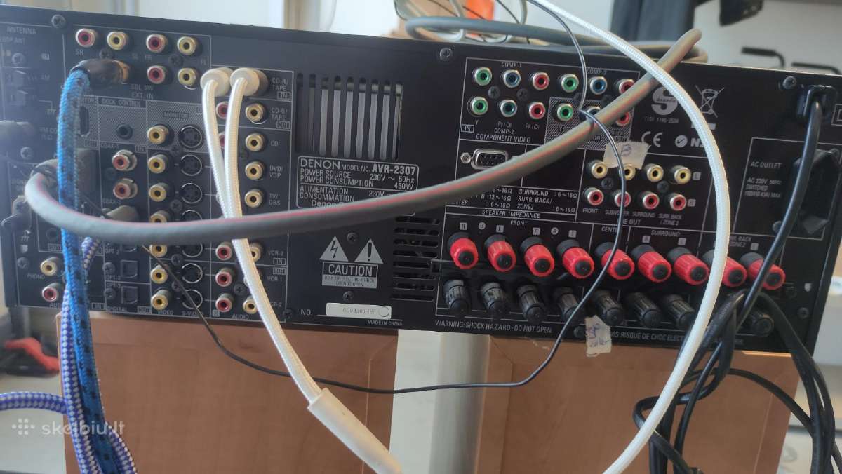 ,Denon1930 ,avr-2307,kolonėlės Triancle - nuotraukos Nr. 8