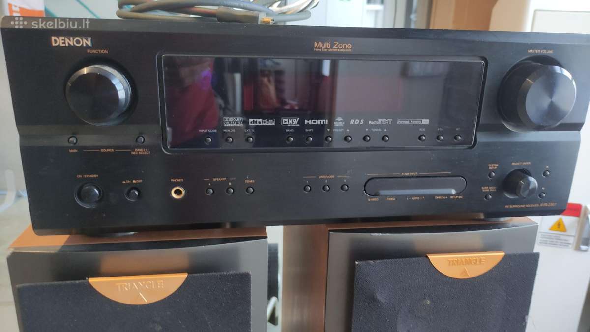 ,Denon1930 ,avr-2307,kolonėlės Triancle - nuotraukos Nr. 12