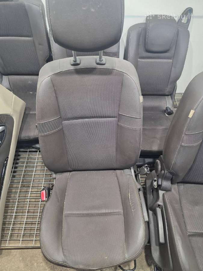 Renault Scenic III salonas komplektas sėdynės - nuotraukos Nr. 14