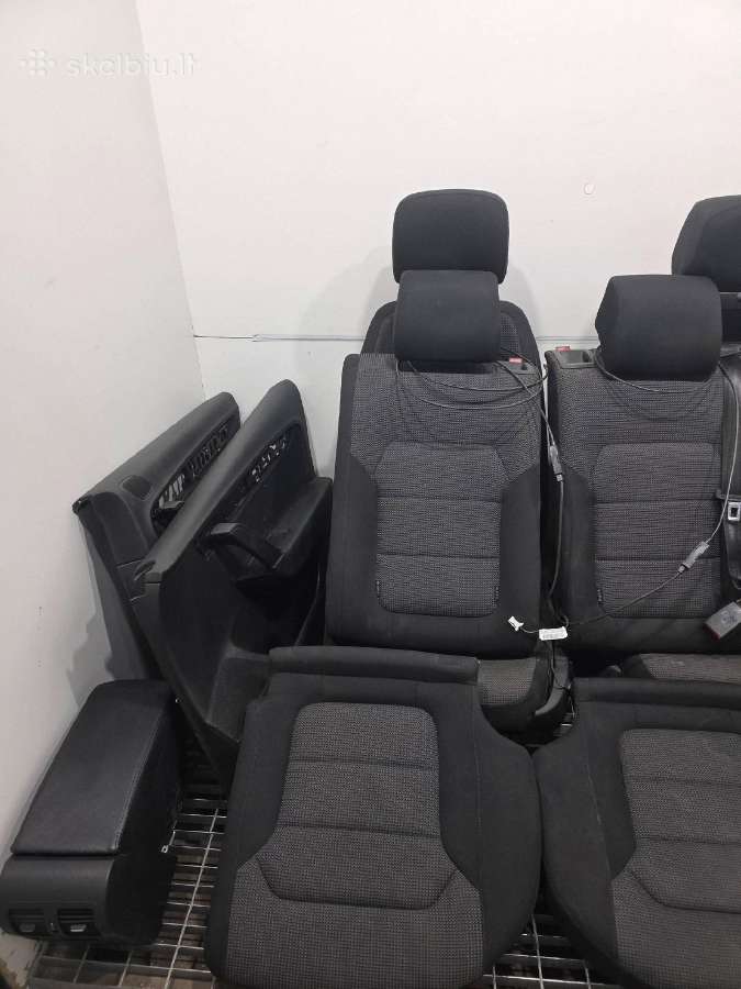 Volkswagen Passat B7 salonas komplektas sėdynės - nuotraukos Nr. 21
