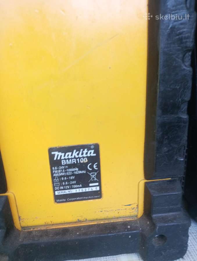 Makita radijos - nuotraukos Nr. 4