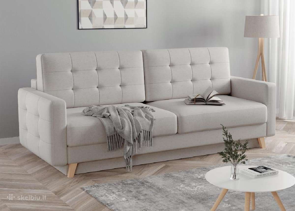 Minkšta sofa – lova su dėže patalynei „Vega" - nuotraukos Nr. 16