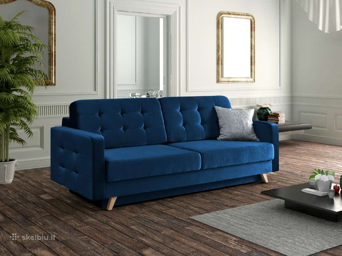 Minkšta sofa – lova su dėže patalynei „Vega" - nuotraukos Nr. 24