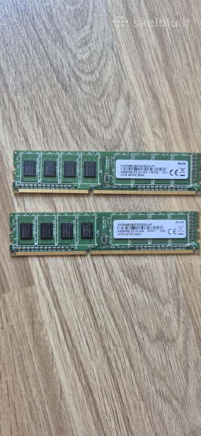 Ddr3 RAM atmintis – 2x4 GB + 2x2 GB - nuotraukos Nr. 3