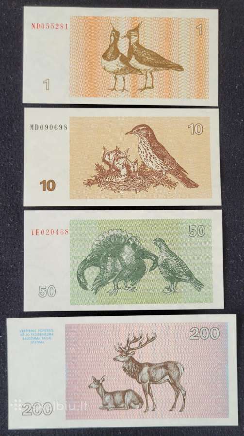 Pilnas 1992/93 metų talonų rinkinys, Unc - nuotraukos Nr. 4