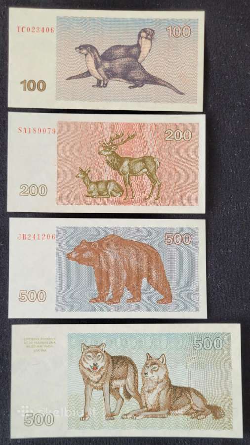 Pilnas 1992/93 metų talonų rinkinys, Unc - nuotraukos Nr. 6
