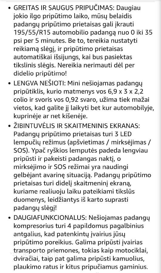 Belaidis oro kompresorius - nuotraukos Nr. 5